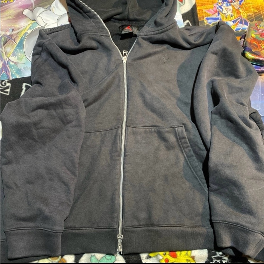 Jordan Travis Scott black zip up hoodie